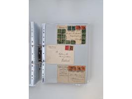 1920/23, umfangreiche Sammlung mit über 4600 Briefen, Karten und Ganzsachen. Dabei interessante Frankaturen, Blockeinheiten, 