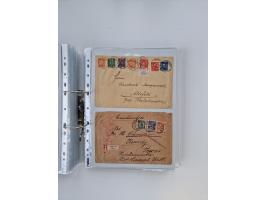 1920/23, umfangreiche Sammlung mit über 4600 Briefen, Karten und Ganzsachen. Dabei interessante Frankaturen, Blockeinheiten, 