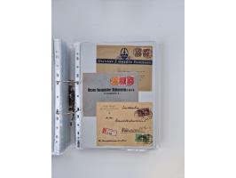 1920/23, umfangreiche Sammlung mit über 4600 Briefen, Karten und Ganzsachen. Dabei interessante Frankaturen, Blockeinheiten, 