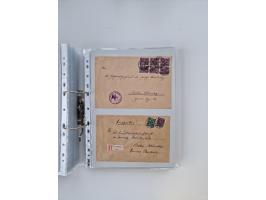 1920/23, umfangreiche Sammlung mit über 4600 Briefen, Karten und Ganzsachen. Dabei interessante Frankaturen, Blockeinheiten, 