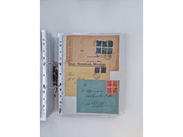 1920/23, umfangreiche Sammlung mit über 4600 Briefen, Karten und Ganzsachen. Dabei interessante Frankaturen, Blockeinheiten, 