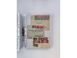 1920/23, umfangreiche Sammlung mit über 4600 Briefen, Karten und Ganzsachen. Dabei interessante Frankaturen, Blockeinheiten, 