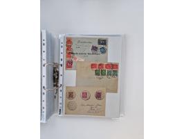 1920/23, umfangreiche Sammlung mit über 4600 Briefen, Karten und Ganzsachen. Dabei interessante Frankaturen, Blockeinheiten, 