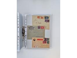 1920/23, umfangreiche Sammlung mit über 4600 Briefen, Karten und Ganzsachen. Dabei interessante Frankaturen, Blockeinheiten, 