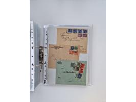 1920/23, umfangreiche Sammlung mit über 4600 Briefen, Karten und Ganzsachen. Dabei interessante Frankaturen, Blockeinheiten, 