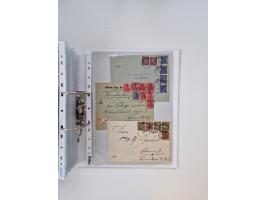 1920/23, umfangreiche Sammlung mit über 4600 Briefen, Karten und Ganzsachen. Dabei interessante Frankaturen, Blockeinheiten, 