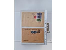 1920/23, umfangreiche Sammlung mit über 4600 Briefen, Karten und Ganzsachen. Dabei interessante Frankaturen, Blockeinheiten, 