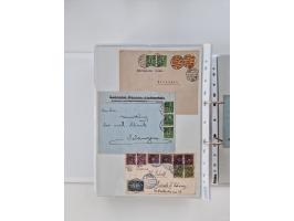 1920/23, umfangreiche Sammlung mit über 4600 Briefen, Karten und Ganzsachen. Dabei interessante Frankaturen, Blockeinheiten, 