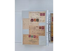 1920/23, umfangreiche Sammlung mit über 4600 Briefen, Karten und Ganzsachen. Dabei interessante Frankaturen, Blockeinheiten, 