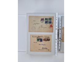 1920/23, umfangreiche Sammlung mit über 4600 Briefen, Karten und Ganzsachen. Dabei interessante Frankaturen, Blockeinheiten, 