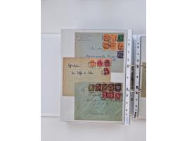 1920/23, umfangreiche Sammlung mit über 4600 Briefen, Karten und Ganzsachen. Dabei interessante Frankaturen, Blockeinheiten, 