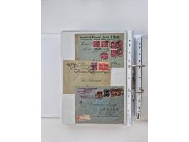 1920/23, umfangreiche Sammlung mit über 4600 Briefen, Karten und Ganzsachen. Dabei interessante Frankaturen, Blockeinheiten, 