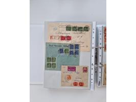 1920/23, umfangreiche Sammlung mit über 4600 Briefen, Karten und Ganzsachen. Dabei interessante Frankaturen, Blockeinheiten, 