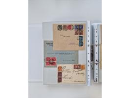 1920/23, umfangreiche Sammlung mit über 4600 Briefen, Karten und Ganzsachen. Dabei interessante Frankaturen, Blockeinheiten, 