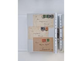 1920/23, umfangreiche Sammlung mit über 4600 Briefen, Karten und Ganzsachen. Dabei interessante Frankaturen, Blockeinheiten, 