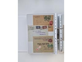 1920/23, umfangreiche Sammlung mit über 4600 Briefen, Karten und Ganzsachen. Dabei interessante Frankaturen, Blockeinheiten, 