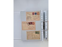 1920/23, umfangreiche Sammlung mit über 4600 Briefen, Karten und Ganzsachen. Dabei interessante Frankaturen, Blockeinheiten, 