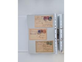 1920/23, umfangreiche Sammlung mit über 4600 Briefen, Karten und Ganzsachen. Dabei interessante Frankaturen, Blockeinheiten, 