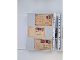 1920/23, umfangreiche Sammlung mit über 4600 Briefen, Karten und Ganzsachen. Dabei interessante Frankaturen, Blockeinheiten, 