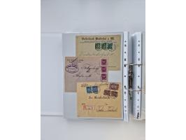 1920/23, umfangreiche Sammlung mit über 4600 Briefen, Karten und Ganzsachen. Dabei interessante Frankaturen, Blockeinheiten, 