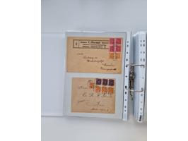 1920/23, umfangreiche Sammlung mit über 4600 Briefen, Karten und Ganzsachen. Dabei interessante Frankaturen, Blockeinheiten, 