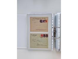 1920/23, umfangreiche Sammlung mit über 4600 Briefen, Karten und Ganzsachen. Dabei interessante Frankaturen, Blockeinheiten, 