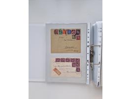 1920/23, umfangreiche Sammlung mit über 4600 Briefen, Karten und Ganzsachen. Dabei interessante Frankaturen, Blockeinheiten, 