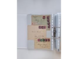 1920/23, umfangreiche Sammlung mit über 4600 Briefen, Karten und Ganzsachen. Dabei interessante Frankaturen, Blockeinheiten, 