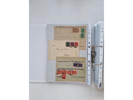 1920/23, umfangreiche Sammlung mit über 4600 Briefen, Karten und Ganzsachen. Dabei interessante Frankaturen, Blockeinheiten, 