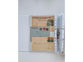 1920/23, umfangreiche Sammlung mit über 4600 Briefen, Karten und Ganzsachen. Dabei interessante Frankaturen, Blockeinheiten, 