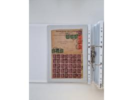 1920/23, umfangreiche Sammlung mit über 4600 Briefen, Karten und Ganzsachen. Dabei interessante Frankaturen, Blockeinheiten, 