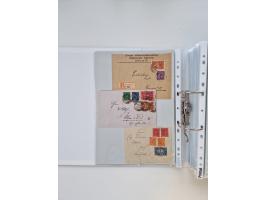 1920/23, umfangreiche Sammlung mit über 4600 Briefen, Karten und Ganzsachen. Dabei interessante Frankaturen, Blockeinheiten, 
