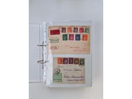 1920/23, umfangreiche Sammlung mit über 4600 Briefen, Karten und Ganzsachen. Dabei interessante Frankaturen, Blockeinheiten, 