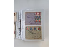 1920/23, umfangreiche Sammlung mit über 4600 Briefen, Karten und Ganzsachen. Dabei interessante Frankaturen, Blockeinheiten, 