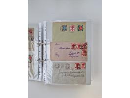 1920/23, umfangreiche Sammlung mit über 4600 Briefen, Karten und Ganzsachen. Dabei interessante Frankaturen, Blockeinheiten, 