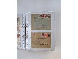 1920/23, umfangreiche Sammlung mit über 4600 Briefen, Karten und Ganzsachen. Dabei interessante Frankaturen, Blockeinheiten, 