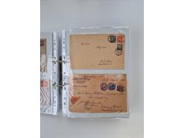 1920/23, umfangreiche Sammlung mit über 4600 Briefen, Karten und Ganzsachen. Dabei interessante Frankaturen, Blockeinheiten, 