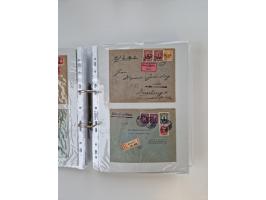 1920/23, umfangreiche Sammlung mit über 4600 Briefen, Karten und Ganzsachen. Dabei interessante Frankaturen, Blockeinheiten, 