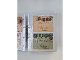 1920/23, umfangreiche Sammlung mit über 4600 Briefen, Karten und Ganzsachen. Dabei interessante Frankaturen, Blockeinheiten, 