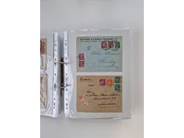 1920/23, umfangreiche Sammlung mit über 4600 Briefen, Karten und Ganzsachen. Dabei interessante Frankaturen, Blockeinheiten, 