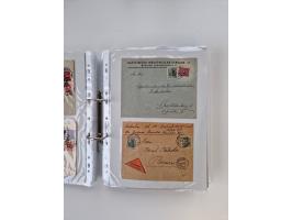 1920/23, umfangreiche Sammlung mit über 4600 Briefen, Karten und Ganzsachen. Dabei interessante Frankaturen, Blockeinheiten, 