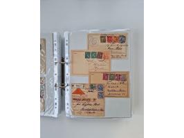 1920/23, umfangreiche Sammlung mit über 4600 Briefen, Karten und Ganzsachen. Dabei interessante Frankaturen, Blockeinheiten, 