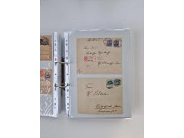1920/23, umfangreiche Sammlung mit über 4600 Briefen, Karten und Ganzsachen. Dabei interessante Frankaturen, Blockeinheiten, 