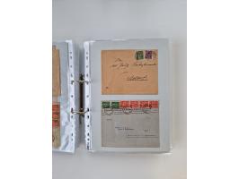 1920/23, umfangreiche Sammlung mit über 4600 Briefen, Karten und Ganzsachen. Dabei interessante Frankaturen, Blockeinheiten, 