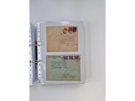 1920/23, umfangreiche Sammlung mit über 4600 Briefen, Karten und Ganzsachen. Dabei interessante Frankaturen, Blockeinheiten, 