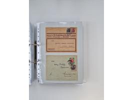 1920/23, umfangreiche Sammlung mit über 4600 Briefen, Karten und Ganzsachen. Dabei interessante Frankaturen, Blockeinheiten, 