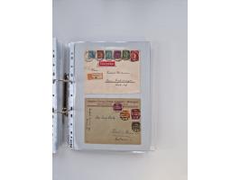 1920/23, umfangreiche Sammlung mit über 4600 Briefen, Karten und Ganzsachen. Dabei interessante Frankaturen, Blockeinheiten, 