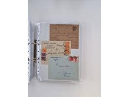 1920/23, umfangreiche Sammlung mit über 4600 Briefen, Karten und Ganzsachen. Dabei interessante Frankaturen, Blockeinheiten, 