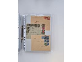 1920/23, umfangreiche Sammlung mit über 4600 Briefen, Karten und Ganzsachen. Dabei interessante Frankaturen, Blockeinheiten, 