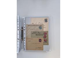 1920/23, umfangreiche Sammlung mit über 4600 Briefen, Karten und Ganzsachen. Dabei interessante Frankaturen, Blockeinheiten, 